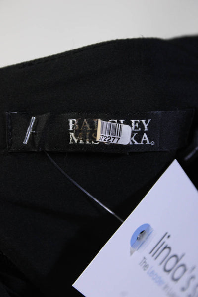 Badgley Mischka Womens Black Black Knit Sleeve Dress Size 6 11572277