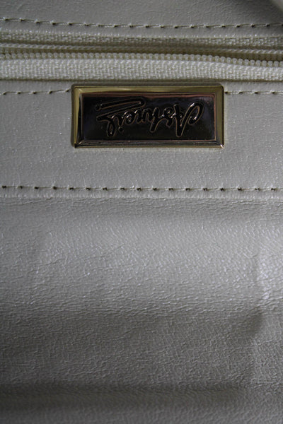 Ashneil Womens Gold Tone Chain Strap Magnet Flap Crossbody Clutch Handbag Tan