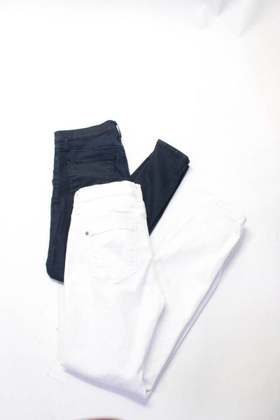 Current/Elliott James Jean Womens Cotton Denim Jeans Blue White Size 27 31 Lot 2