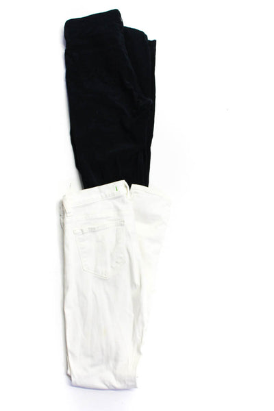 AG Adriano Goldschmied J Brand Womens Pants Jeans Blue White Size 25 26 Lot 2