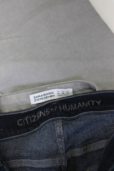 Citizens of Humanity Zara Womens Blue Mid-Rise Skinny Jeans Size 29 6 Lot 2