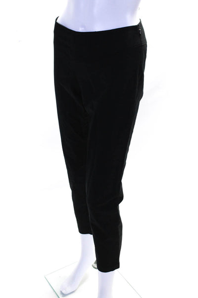 Derek Lam  10 Crosby Women's High Waist Straight Leg Trousers Black Size 2