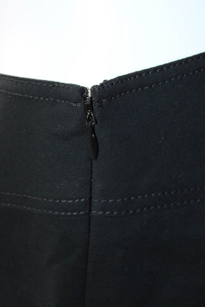 Derek Lam  10 Crosby Women's High Waist Straight Leg Trousers Black Size 2