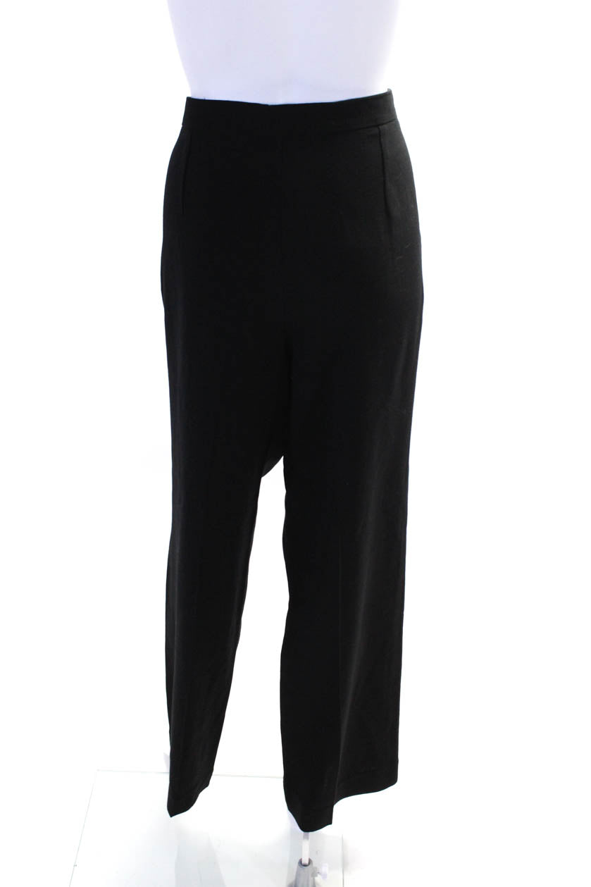Sandro Womens High Rise Pleated Wide Leg Capri Pants Black Size 12 - Shop  Linda's Stuff