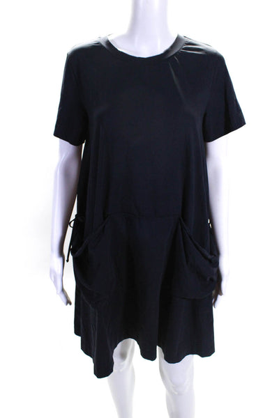 COS Womens Wool Capri Sheer Cotton Crew Neck Pants Tee Black Blue Size -  Shop Linda's Stuff