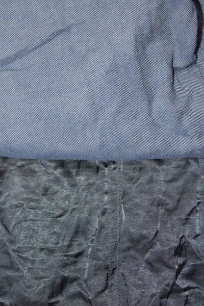 Eileen Fisher Mack Weldon Women's Knee Length Tie Waist Skirt Gray Size L, lot 2