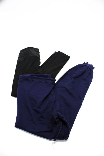 David Lerner Bobi Womens Black Textured Pull On Pants Leggings Size S XS lot 2