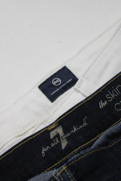 AG Adriano Goldschmied 7 For All Mankind Womens Jeans White Size EUR28 29 Lot 2