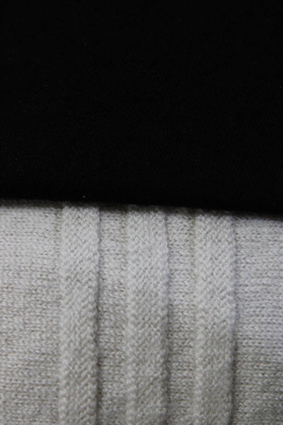 Susana Monaco Women's Sleeveless Tee Knit Top Black Beige Size S L Lot 2