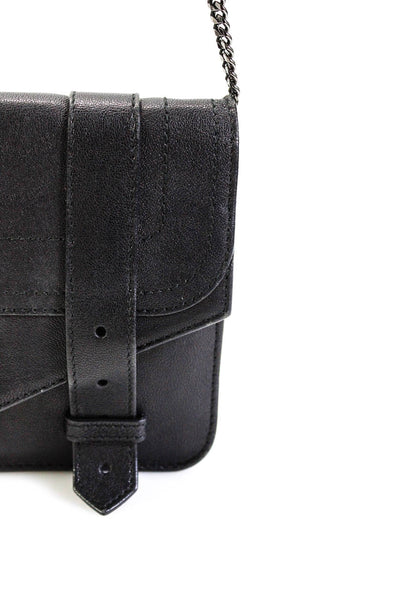 Proenza Schouler Women's Leather Chain Strap Crossbody Bag Black