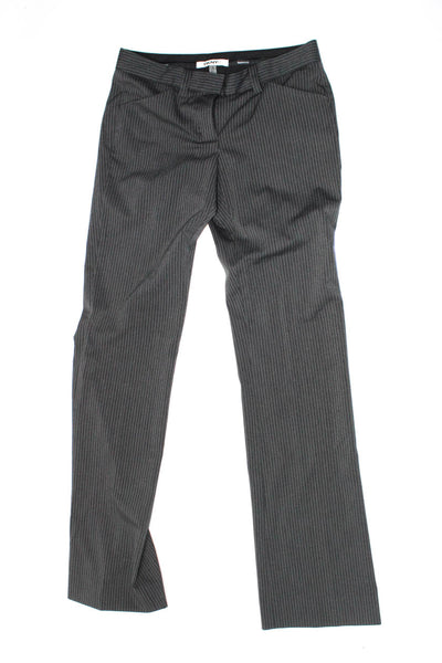 Banana Republic DKNYC Womens Plaid Skinny Pants Blue Gray Black Size 0 2 4 Lot 4