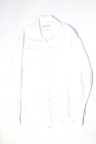 CK Calvin Klein Michael Michael Kors Mens Shirts Purple White Size 16.5 17 Lot 2