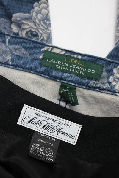 Lauren Jeans Company Saks Fifth Avenue Womens Skinny Jeans Blue Size 8 10 Lot 2
