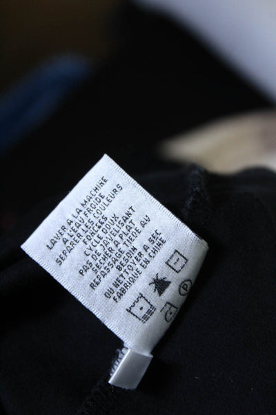Bugatchi Men's Crewneck Short Sleeves T-Shirt Black Size XXL