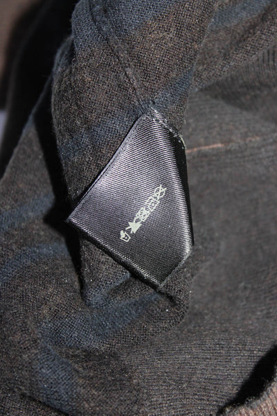 Neiman Marcus Men's Crewneck Long Sleeves Graphic Sweater Black Size XXL