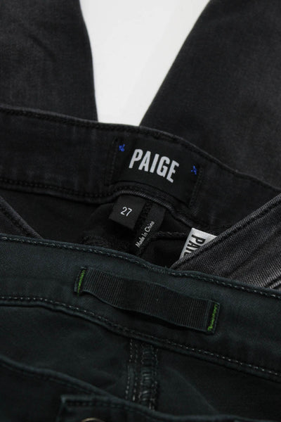 Paige J Brand Womens Verdugo Cargo Skinny Jeans Pants Gray Size 26 27 Lot 2