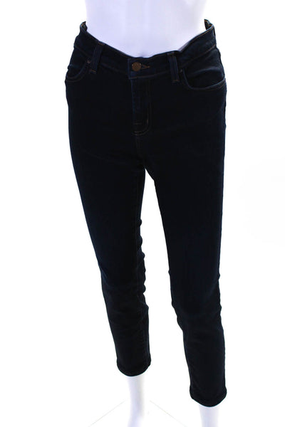 J Brand Womens Super Skinny Dark Wash Jeans Blue Cotton Size 28
