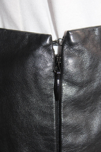 Moschino Cheap & Chic Womens Darted Side Zipped Midi Skirt Black Size 8