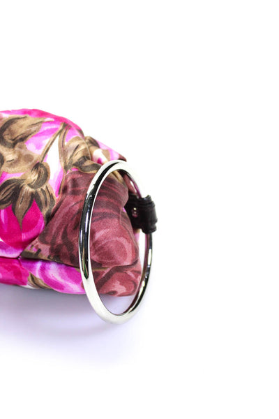 Kate Spade New York Floral Print Double Circle Top Handle Handbag Multicolor