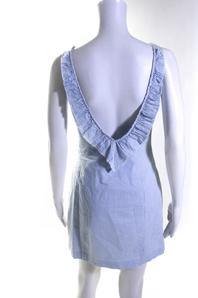 Southern Tide Womens Cotton Sleeveless A-Line Dresses Blue White Size 0 Lot 2