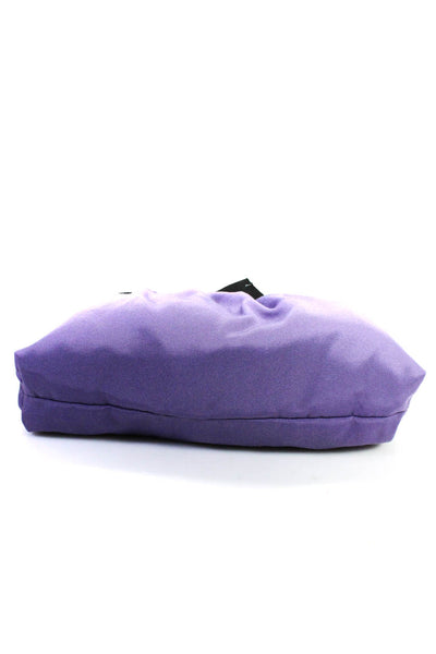 Vera Wang Lavender Label Womens Gem Detail Drawstring Shoulder Bag Purple