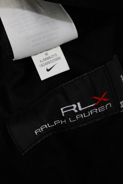 Nike RLX Ralph Lauren Mens Drawstring Straight Leg Pants Black Size 32 M Lot 2