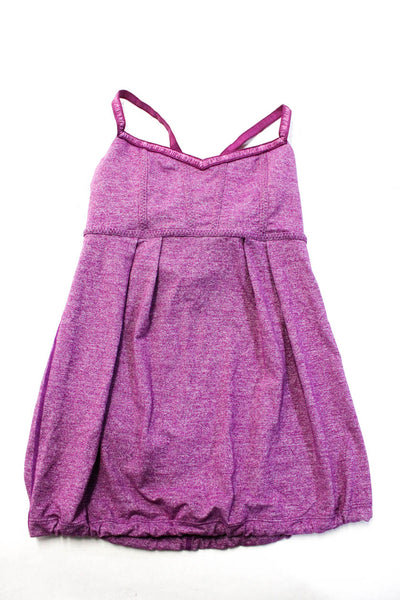 Lululemon Women's V-Neck Spaghetti Straps Tank Top Purple Size 2 Lot 2