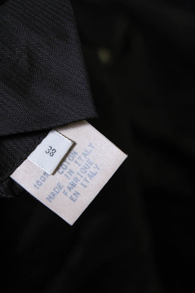 Calvin Klein Men's Long Sleeve Two Button Line Jacket Green Size 38