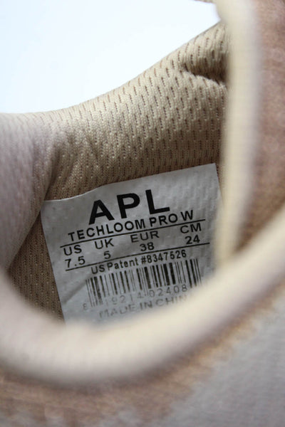 APL Women's Round Toe Lace Up Rubber Sole Sneaker Bonze Size 7.5