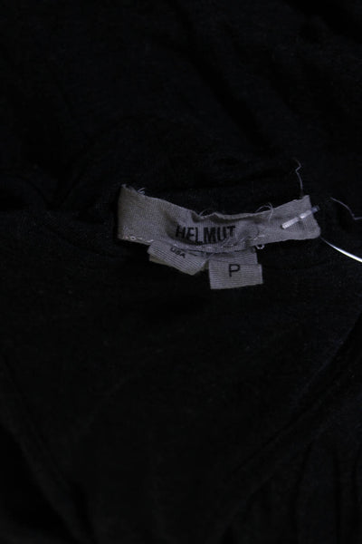 Helmut Womens Jersey Knit Cowl Neck Racerback Mid-Calf Tank Dress Gray Size P
