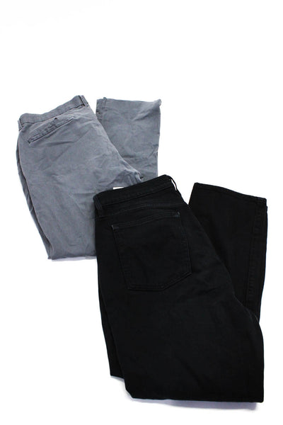 Calvin Klein Levis Mens Pants Straight Leg Jeans Gray Black Size 36X30 31 Lot 2