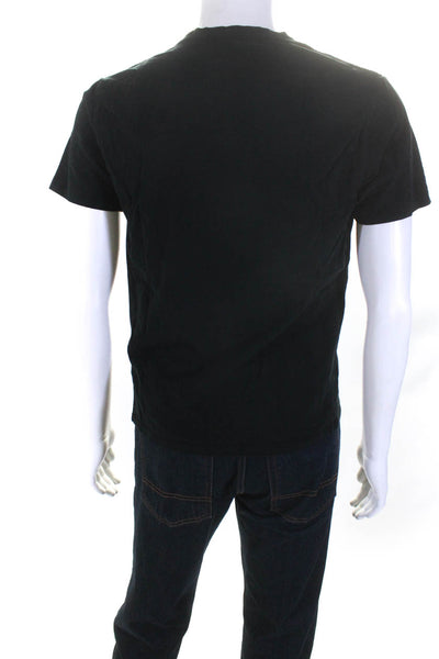 Allsaints Mens Short Sleeved Round Neck Basic Tee Shirt Black Size M
