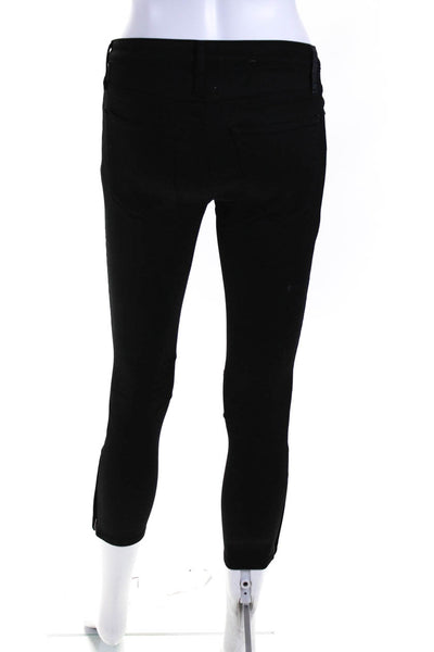Helmut Womens Solid Black Mid-Rise Skinny Leg Jeans Size 25