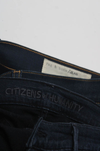 Rag & Bone Citizens of Humanity Women's Dark Wash Jeans Blue Size 28 29 Lot 2