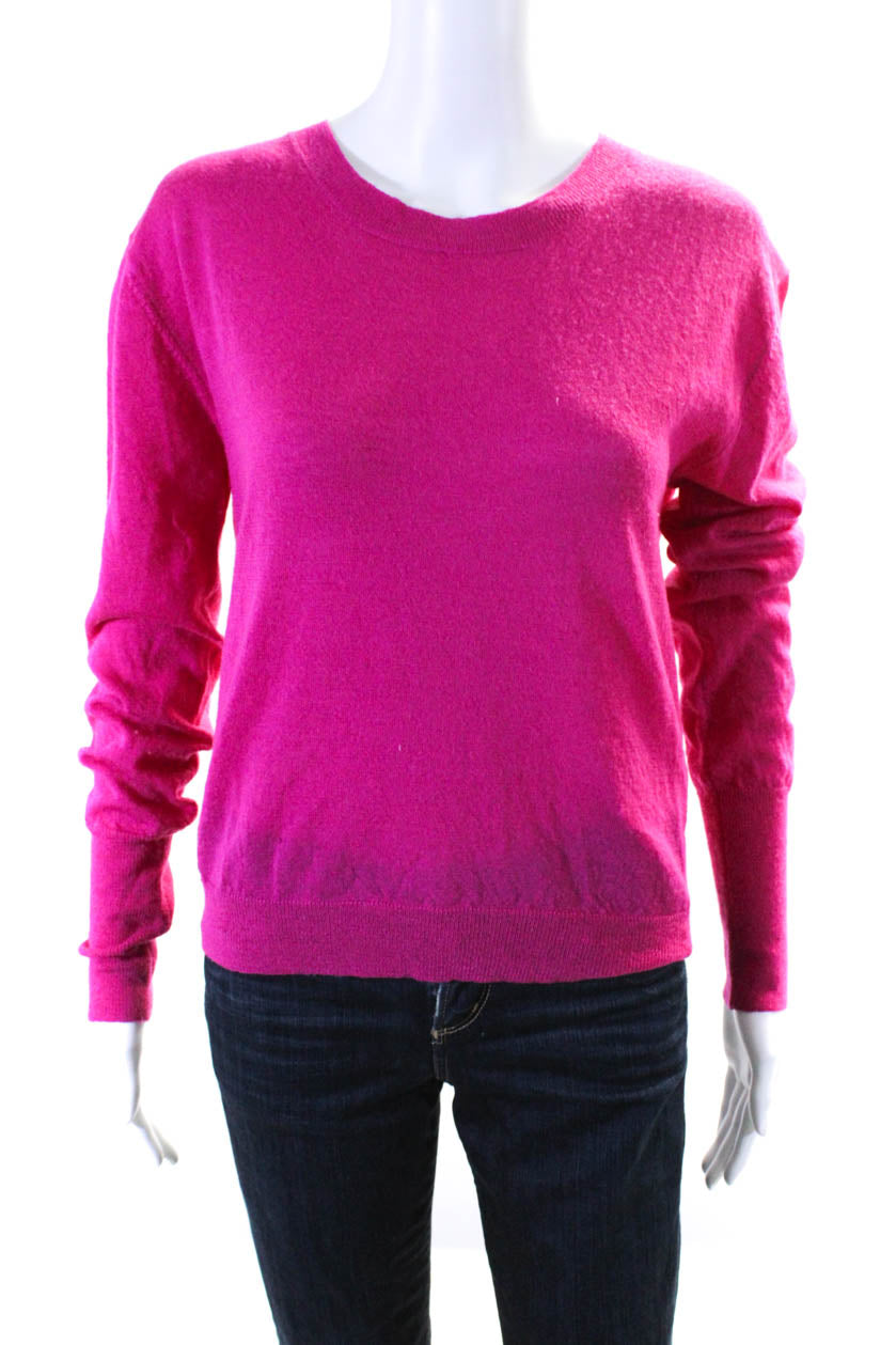 Cos Womens Cotton Long Sleeve Crew Neck Unlined Powder Pink Pullover S -  Shop Linda's Stuff