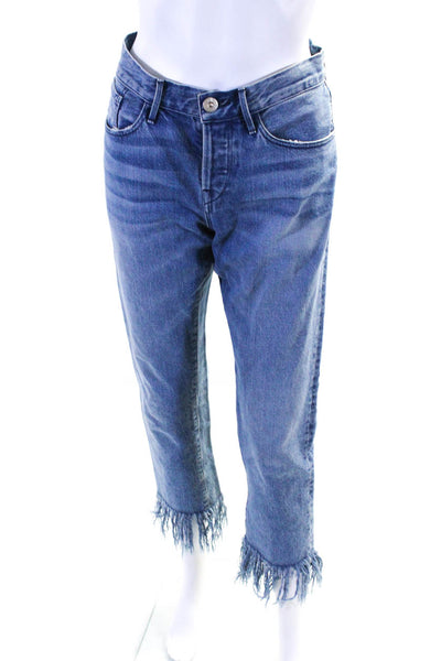 3x1 Womens Stella Button Up Jeans Blue Cotton Size 26