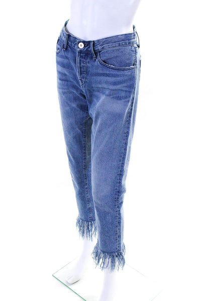 3x1 Womens Stella Button Up Jeans Blue Cotton Size 26