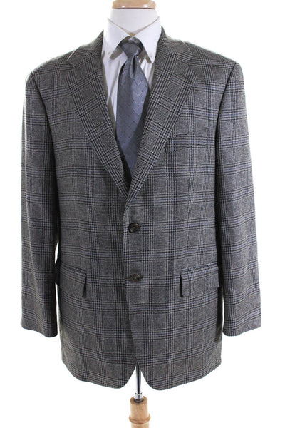 Polo University Club By Ralph Lauren Mens Silk Two Button Blazer Beige Size 41