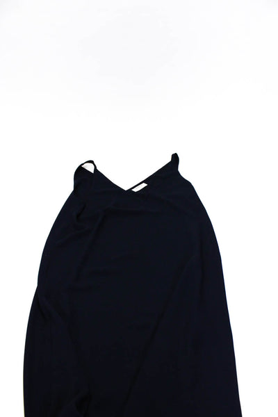 Cloth & Stone Babaton Womens Printed Shirt Dress Black Blue Size Small Lot 2