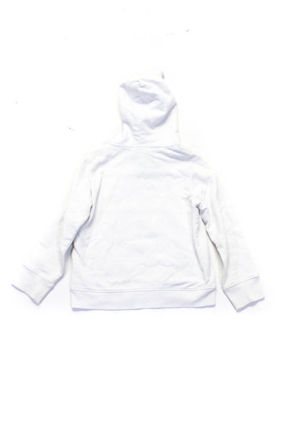 Stella McCartney Kids Girls Pullover Love Hoodie Sweater White Cotton Size 8