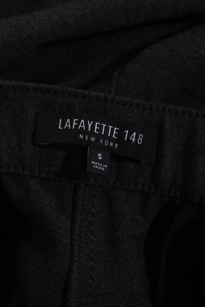 Lafayette 148 New York Womens Skinny Leg Dress Pants Gray Size Small