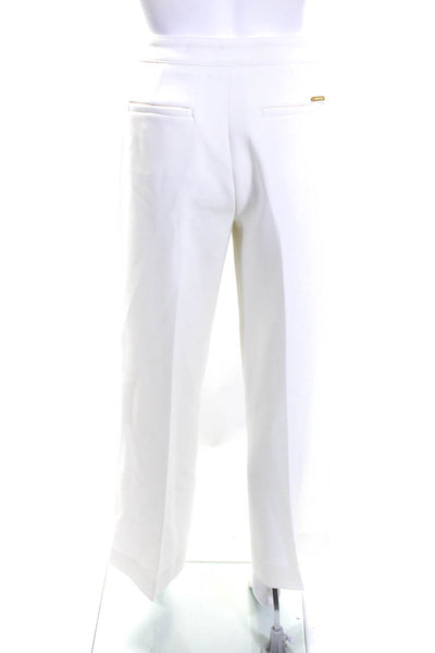Michael Michael Kors Women's  Halter Neck Sleeveless Blouse White Size M