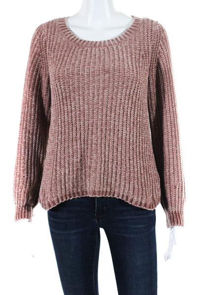 BB Dakota Women's Crewneck Pullover Sweater Pink Size XS