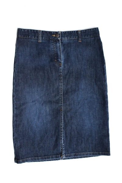 Theory Frame Denim AG Womens Cotton Skirt Jeans Blue Black Size 2 24 25 Lot 3