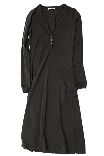 Standard James Perse Ella Moss Zara Basic Women's Dress Brown Size 1 XS S Lot 3