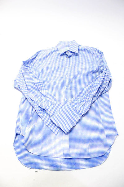 Zara Men's Collar Long Sleeves Button Down Stripe Shirt Size M Lot 3