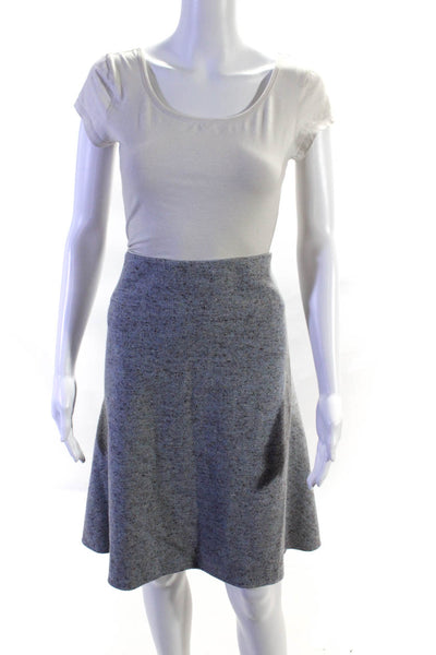 Missoni Women's Zip Closure Flare Midi Skirt Gray Size 8