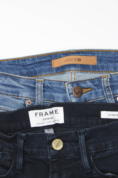 Frame Joe's Jeans Women's High Waist Skinny Jeans Blue Size 27 26, Lot 2