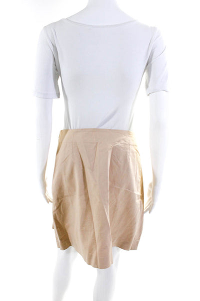Lauren Ralph Lauren Calvin Klein Womens Lined Skirts Beige Gray Size 10 Lot 2