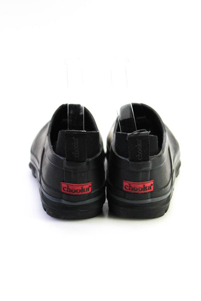 Chooka Women's Round Toe Rubber Waterproof Rubber Shoe Black Size 7